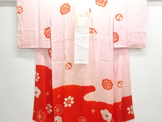 Japanese Kimono / Chirimen Kinsha Silk